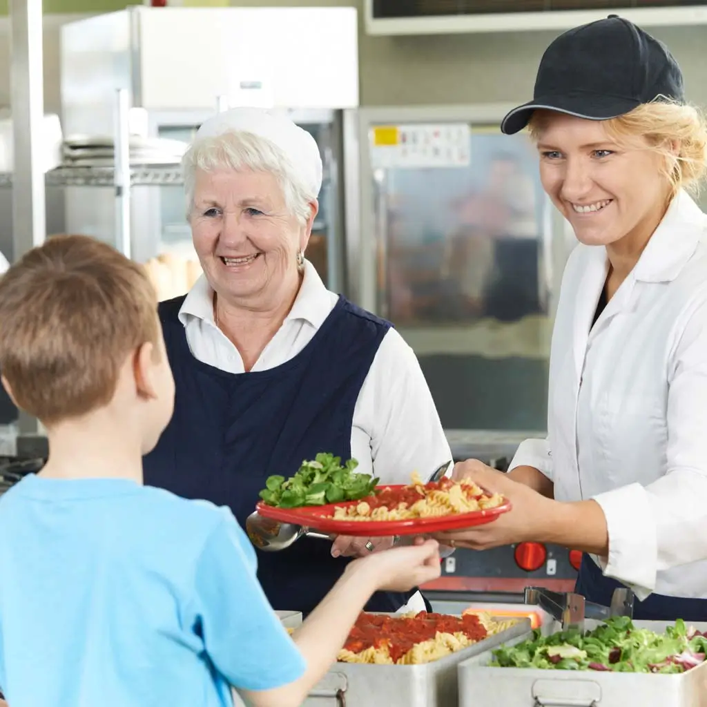 What do I need to do if I work in a School Cafeteria